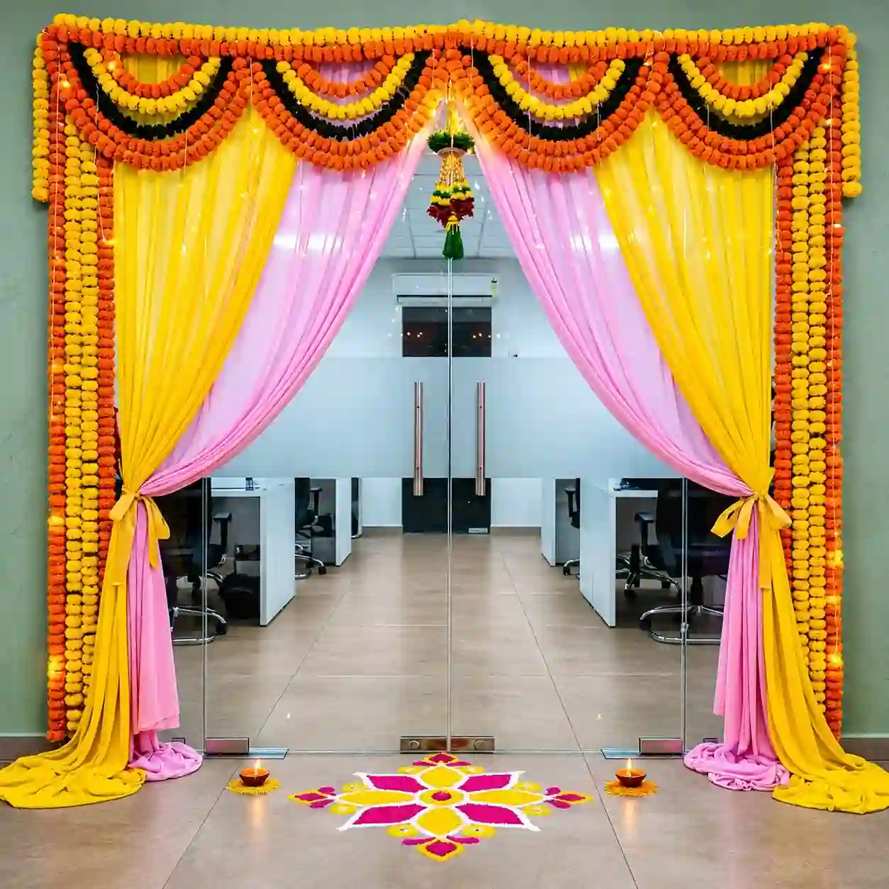 Diwali Office Gate Festive Decoration
